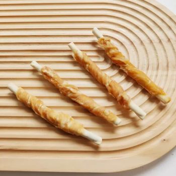 5 Inch Chicken Rawhide Dog Chews Grain-Free Series Pet Cat Food - Weifang Jinruiyuan Pet Food Co., Ltd - China