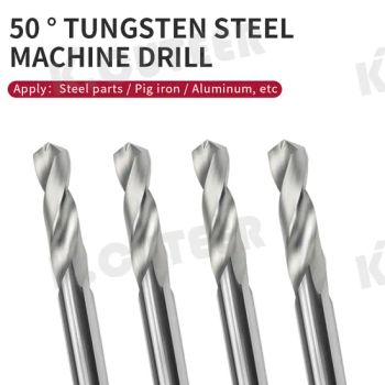Premium Quality 50-Degree Twist Drill Bits for CNC Machines HS Code 8207709000 Model NO. 50-degree Type Twist Drill Bit Trademark - TAIZHOU KEENCUTEER CNC LATHES TOOLS CO., LTD. - China