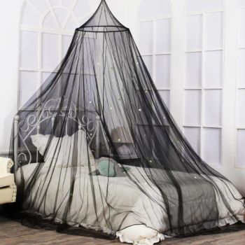 Glowing Stars Bed Canopy Girls Beige Princess Bed Curtains Mosquito Net - GOOD SELLER CO., LTD - China