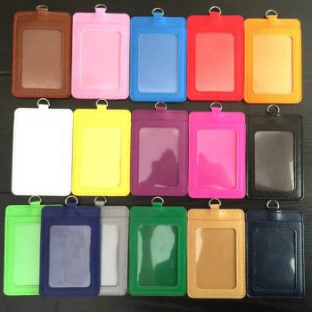 Whosale PU PVC Leather Retractable Lanyards ID Card Badge Holder with Custom Logo - Shenzhen Leidian Co., Ltd. - China