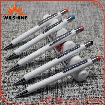 New Stylus Touch Ball Pen with Aluminum Barrel for Logo Engraving - NINGBO WILSHINE STATIONERY CO., LTD. - China