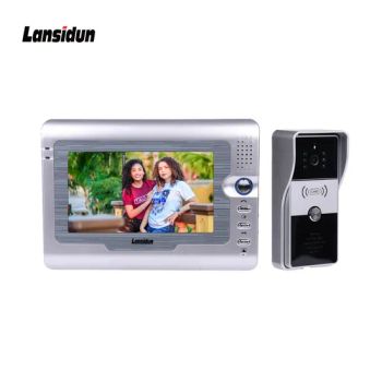 4 Wires Intercom System with Feature-Rich Monitor and Outdoor Camera Two Way Audio Video Door Phone - Guangzhou Lansidun Electronic Co., Ltd. - China