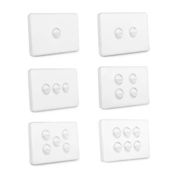 ODM/OEM Manufacturer Wholesale Price Australia Electric Wall Socket Light Switches Australian Standard SAA 1 G 2 Way Switch - Wenzhou Hermano Electric Co., Ltd. - China