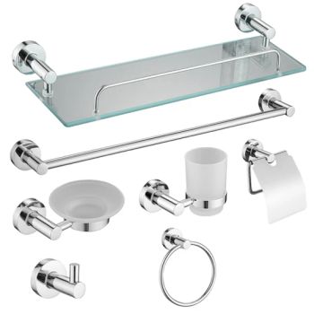 Bathroom Accessories Bathroom Set Towel Bars Soap Dish Bathroom Fitting Set - Wenzhou Yafei Aluminum Products Co., Ltd. - China