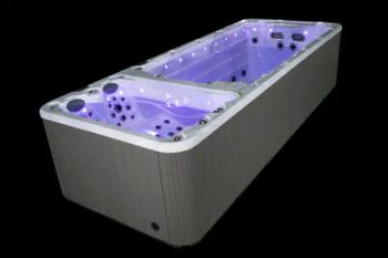 Low Price Swimming Pool Factory Acrylic Shell Massage Freestanding Swimming Bathtub - Sparelax Co., Ltd. - China