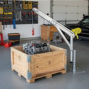 Space-Saving Jib Wall Crane for Efficient Overhead Lifting Type Folding Origin China Colour Silver Condition New Self Weight 40kg - Yangzhou Aketaylor Hoisting Technology Co., Ltd. - China