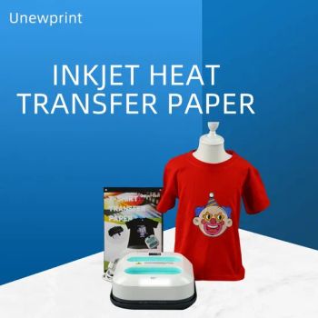 White Inkjet Heat Transfer Paper for Clear Prints for Color Cotton T-Shirt - HANGZHOU LUXING ENVIRONMENTAL PROTECTION MATERIAL CO.,LTD. - China
