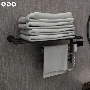 Stainless Steel Waterproof Heated Towel Rail Horizontal Electric Rotatable Rails - Foshan Pinshi Sanitary Ware Co., Ltd. - China