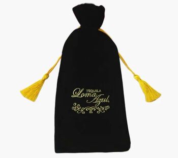 Customized Single Bottle Velvet Wine Bag with Embroidery Logo Wine Fabric Gift Pouches - Wuhan Eco Faith Packing Co., Ltd. - China