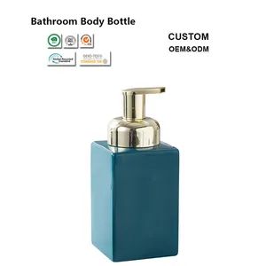 400ml Lemon Shaped Ceramic Bath Bottle Unisex Modern Sustainable 1Y CM-Bath-030 - Quanzhou Comain Ceramic Co., Ltd - China