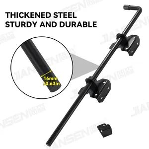 Cane Bolt Drop Rod for Gate, Heavy Duty Gate Latch for Wooden Fence Metal Gates, Gate Ground Stopper Hardware for Wood PVC Vinyl Metal Gates - Hangzhou Jiansen Hardware Co., Ltd. - China