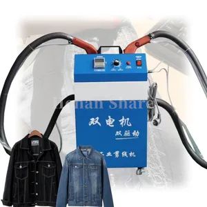 Electric Thread Suction Sewing Ends Cutting Machine Thread Cutter Double Head Motor Apparel Thread Trimming Machine Price - Henan Share M&E Equipment Co., Ltd - China