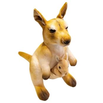 Custom Plush Kangaroo Soft Toy Stuffed Animals Brown Gray Kangaroo - Yangzhou ToyCross Trade Company Ltd - China