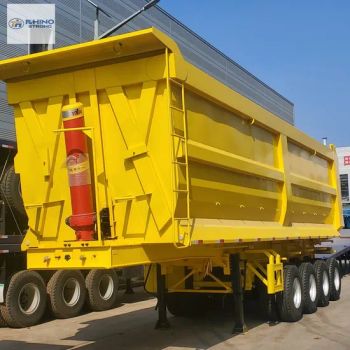 Factory Direct Heavy Duty U-Shape End Tipper Dump Truck Trailers Semi Tipping Trucks for Stone Transportation - Shandong Tianhong Industrial Co., Ltd - China