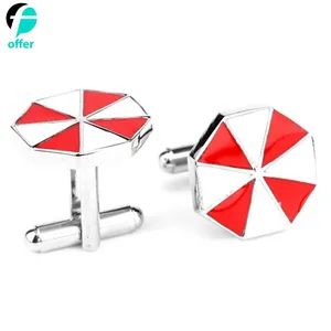 Promotional Gifts Umbrella Cufflink for Men Suit Shape Square Origin China Gender Men's Plating Nickel Model NO. L0325 Specification - Suzhou Offer Gifts Co., Ltd. - China
