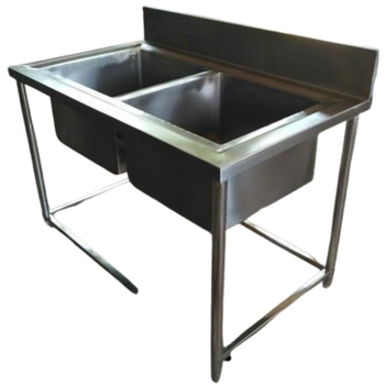 Stainless Steel SS Wash Basin Sink, Silver Color Silver Shape Rectangle Usage/Application Hotel Material Stainless - Sri Bhavani Amman Catering Equipments - India