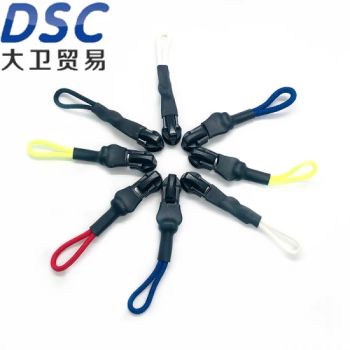 Hidden Zippers Sportswear Zipper Head Multicolor Line Zipper Pull Tabs Zip Pullers Spiral - DSC Xiamen Enterprise Pte Ltd. - China