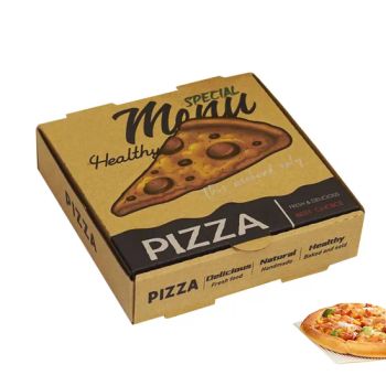 Custom Logo Aluminum Foil Corrugated 12 Inch Pizza Box Kraft Paper Food Packaging for Pizzas and Other Foods - Guangzhou Yison Printing Co., Ltd. - China