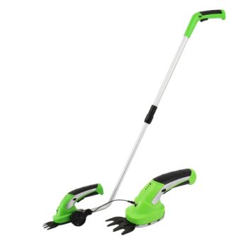 Cordless Grass Shears 2 in 1 Electric Mini Hedge Weed Trimmer Cordless Handheld Grass Hedge Cutter Clippers Battery Operated - ZHEJIANG SHALL TOOLS CO., LTD. - China