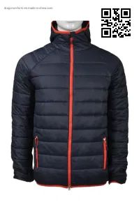 High Quality Female Winter Warm Thicken Solid Men's Hooded Parkas Casual Male Slim Black Zipper Pocket Down Coat Jackets - Zhongshan Hai Lung Garment Company Limited - China