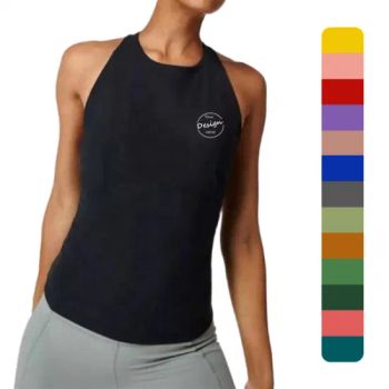 Back Running Tank Tops Women's Cross Backless Workout Tops Racerback Tank Tops Open Muscle Tank Yoga Shirts High Quality - Jiangxi Hangsheng Industry and Trade Co., Ltd. - China