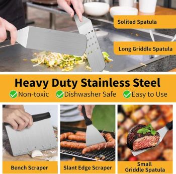 Outdoor Cooking BBQ Griddle Tool Kit Accessories Kit BBQ Griddle Tool - DONGGUAN HUI TAI TONG TECHNOLOGY CO., LIMITED - China