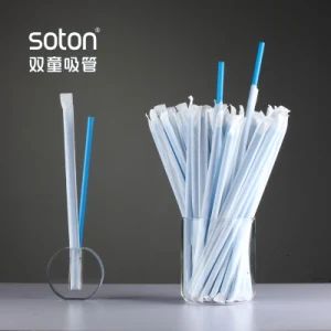 Biodegradable Compostable Eco-Friendly Flexible PLA Straw with Individual Wrapped in Paper - Shuangtong Daily Necessities Co., Ltd. Y. W. - China