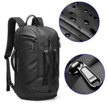 Waterproof Large Capacity Black Travel Bag for Unisex Color Black Origin China Trademark RZTX Material Oxford Model NO. - Guangzhou Juli Leather Co., Ltd - China