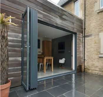 Aluminum Frameless Folding Glass Door Panoramic Accordion Interior Partition Bifold Doors - Foshan Kesenbao Doors and Windows Co., Ltd. - China