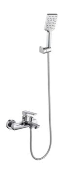 Bathroom Accessories Toilet Wall Mounted Exposed Polished Chrome Plated Solid Brass Bathroom Shower Faucet Mixer Bathtub Mixer Bathtub Faucet - Xiamen Muses Technology Co., Ltd. - China