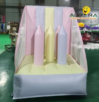 Customizable Pastel Inflatable Play Game with Protective Mesh Walls Kids Bouncy Jumper for Backyard and Event Rental - Guangzhou Aurora Sports Products Co., Ltd. - China