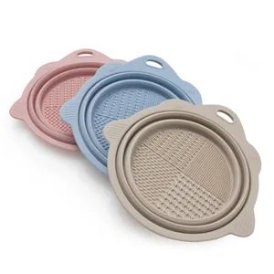 Silicone Makeup Cleaning Brush Scrubber Bowl Portable Washing Tool Cosmetic Brush Cleaner - NanChang Sunflower Silicone Rubber Co. Ltd - China