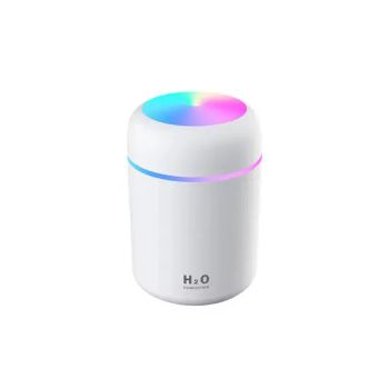Portable Mini LED Light Cup Spray Humidifier 300ml Spray Mist Double Wet Aroma Essential Oil Diffuser H2O Car Air Humidifiers - Shenzhen Tina Nis Electronics Co., Ltd. - China