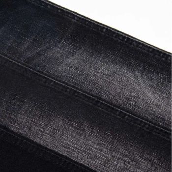 Fashionable Cotton Polyester Viscose Black Denim Fabric for Black Denim Jacket Outfit - Fujian Suifu Textile Co., Ltd. - China