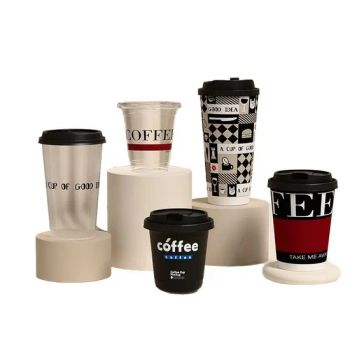 4oz/8oz/12oz/16oz Customized Disposable Ripple Wall Coffee Tea Paper Cups - Wuxi Maiduo Technology Co., Ltd. - China