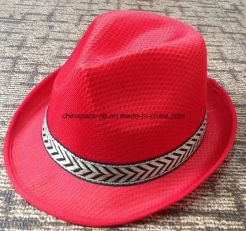 Promotional Oliver Straw Fedora Hats with Different Colors Color White Style White Size 56-60cm Shape Outback Gender Unisex - Chinapack Ningbo Import & Export Co., Ltd. - China