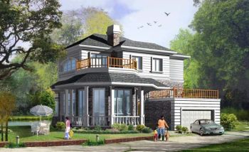 Luxury Detached Villa Steel Q345b Frame 15D Galvanization 50+Y Service Life - Zhanghe (Ningbo) Steel Structure Co., Ltd. - China
