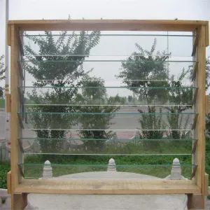 5-12mm Thickness Louver Window with High Quality Color Clear HS Code 7006000090 Model NO. CFBF-4004 Forming Float - Qingdao Sunny Glass Co., Ltd. - China