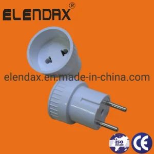 European Style 2 Round Pin AC Power Travel Adaptor (P8031) - WENZHOU ELENDAX ELECTRICAL CO., LTD. - China
