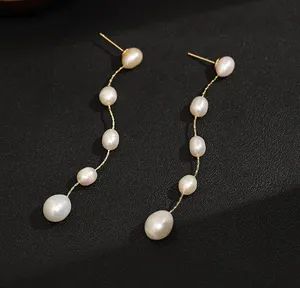 Bridal Wedding Natural Pearl Earring Jewelry. Fashion Pearl Earring Jewelry, Fashion Bridal Accessories - Yiwu Ba Yuan Jewelry Co., Ltd. - China