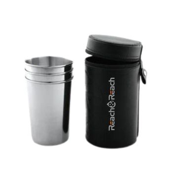 Stainless Steel Liqueur Shot Glass Match Hip Flask - Shanghai Reach & Reach Houseware Co., Limited - China