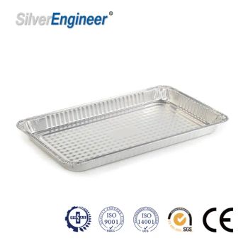 China Supplier Food Packaging Aluminium Foil Containers Oblong Shallow Tray - Shanghai Silver Engineer Industry Co., Ltd. - China
