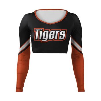 2024 New Arrivals Cheerleading Uniforms for Cheerleaders 100%Polyester Breathable Long Sleeve Cheerleading Uniforms - Goldleaf (Shenzhen) Sports Co., Ltd. - China