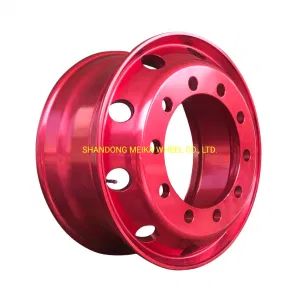 22.5X9.0 Truck Wheels Alloy Wheel Rims Hub Steel Wheel Drive Wheel FWD Finishing Chrome HS Code 8708709100 Model NO. - SHANDONG MEIKA WHEEL CO., LTD. - China