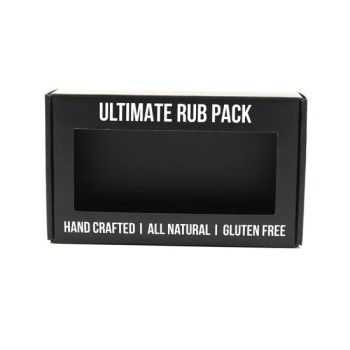 Matte Black Custom Logo Sushi Packaging Cardboard Tuck Mailer Box with Pet Window - Shanghai Forests Packaging Group Co., Ltd. - China