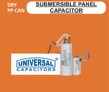 Submersible Pump Panel Capacitors Capacitance 10.00 Voltage Rating 400v Package Dimensions - Universal Trade Centre - India