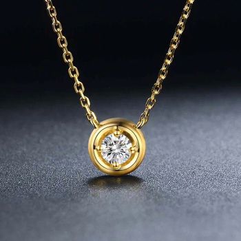 Wholesale Lab Grown Genuine 18K Gold Jewelry Lab Diamond Necklace - HENAN GRACE JEWELRY CO., LTD. - China