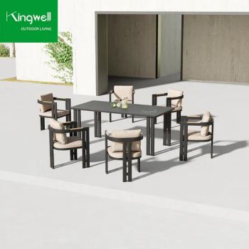 Hot Sale Luxury Morden Other Patio Furniture Set Outdoor Table and Chairs - Foshan Kingwell Industry Co., Ltd. - China