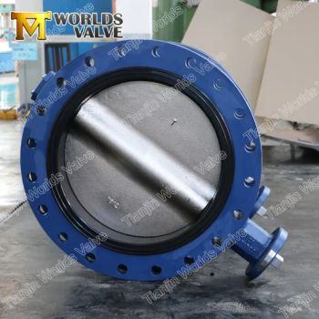 Industrial Control U Pattern Butterfly Valves Bare Shaft/Stem with ISO5211 Top Flange - Tianjin Worlds Valve Co., Ltd. - China