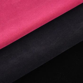 100% Polyester Tricot Flock Fabric 200-270GSM Plain GOAT Short Fiber Shoes 15D MOQ1000 - Huzhou Xirun Textile Technology Co., Ltd. - China